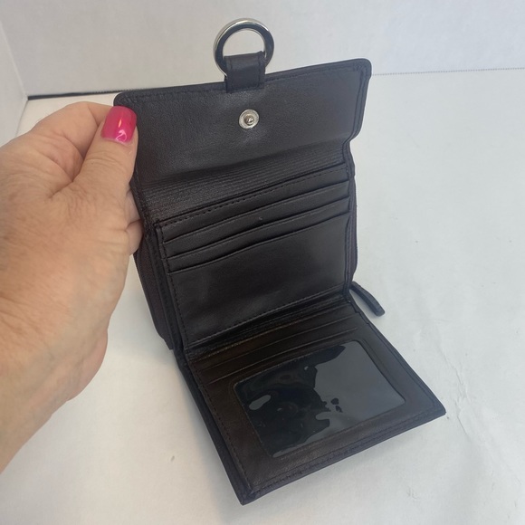 Mossimo Genuine Leather BROWN Multi-compartment ID Credit Card Wallet Coin Purse - Picture 8 of 12